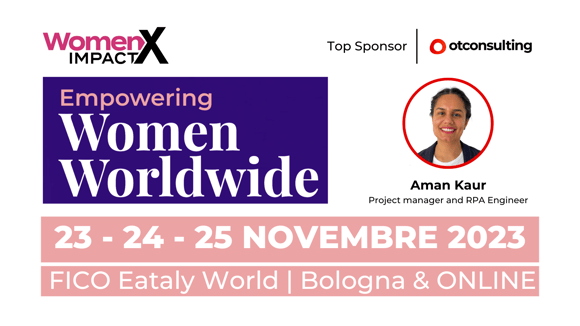 WomenX Impact 2023 - Empowering Women Worldwide - 23-24-25 Novembre