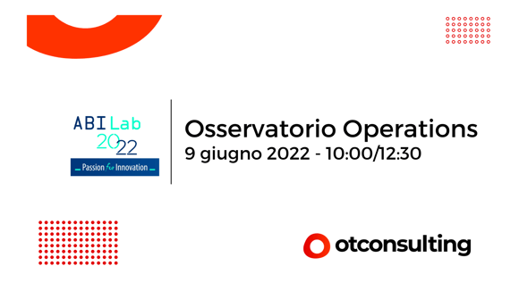 Osservatorio ABI Lab: Innovazione e Processi nel Settore Bancario