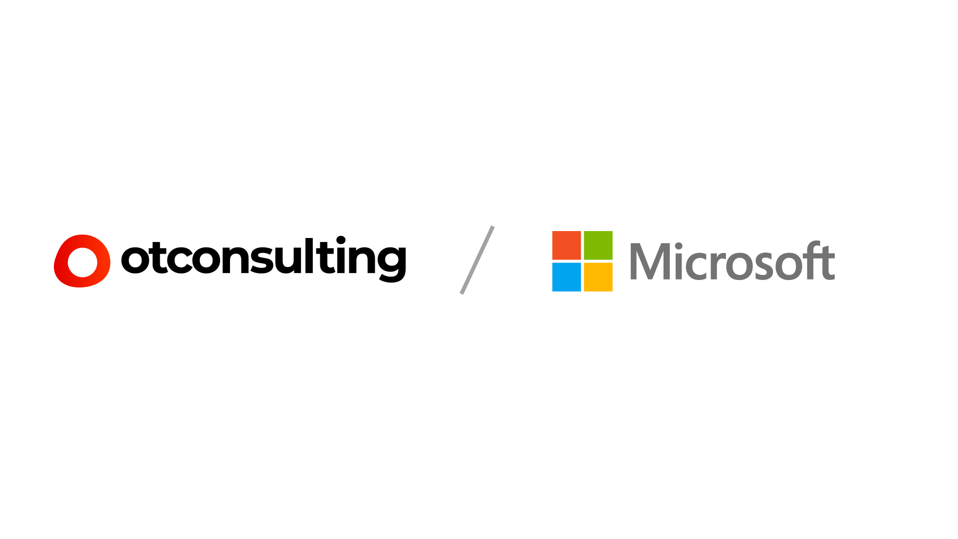 Logo società OT Consulting e logo società Microsoft