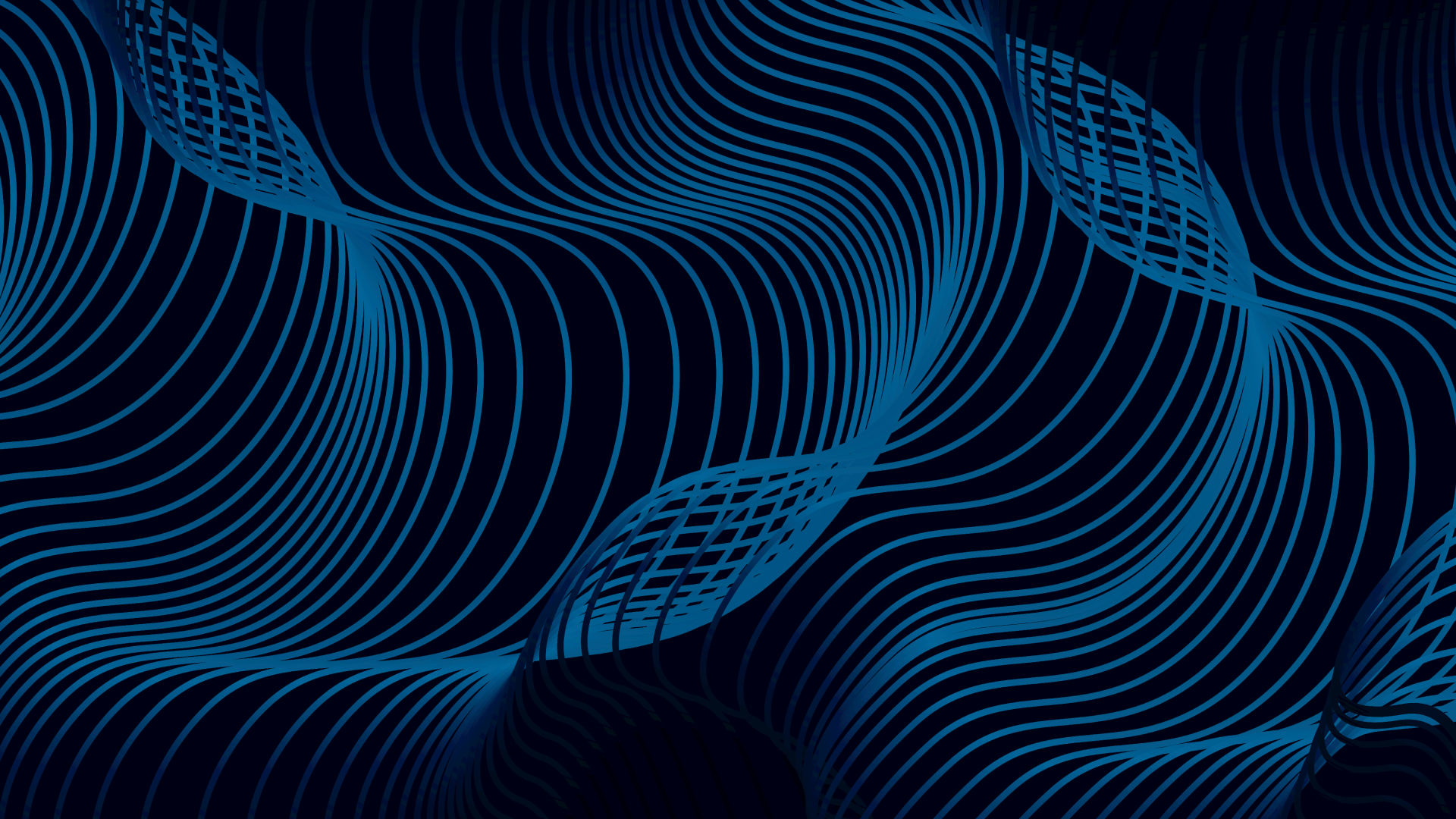 Onde blu su sfondo nero